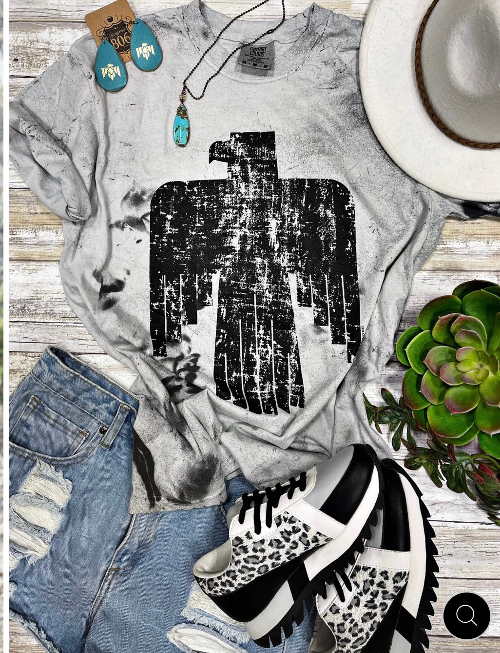 Rocker Thunderbird In Black Ink
By Texas True Threads
Bella Canvas