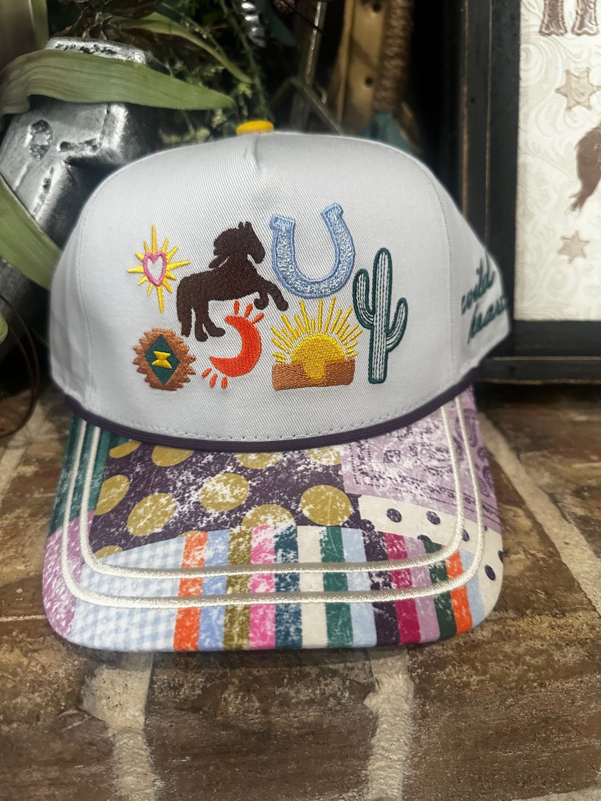 Wild at Heart Western Patchwork Cap