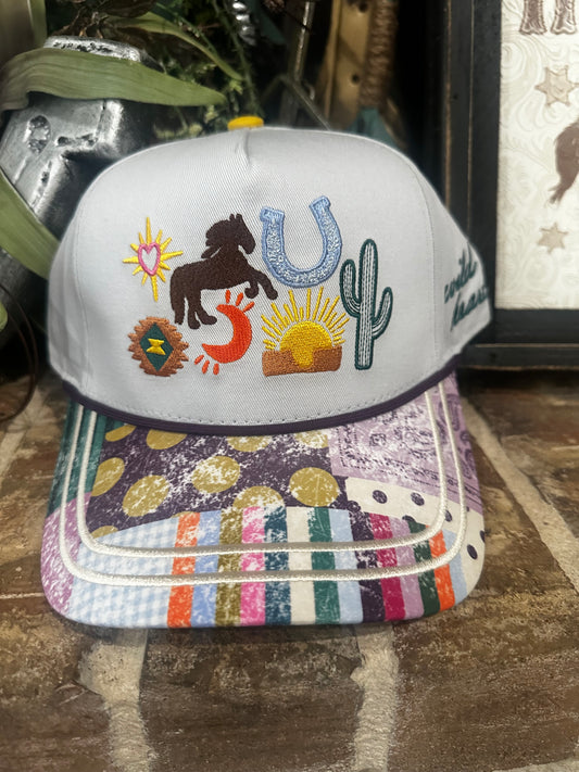 Wild at Heart Western Patchwork Cap