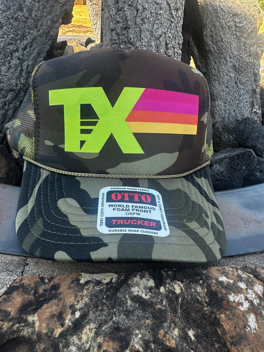 Camo TX Trucker Cap