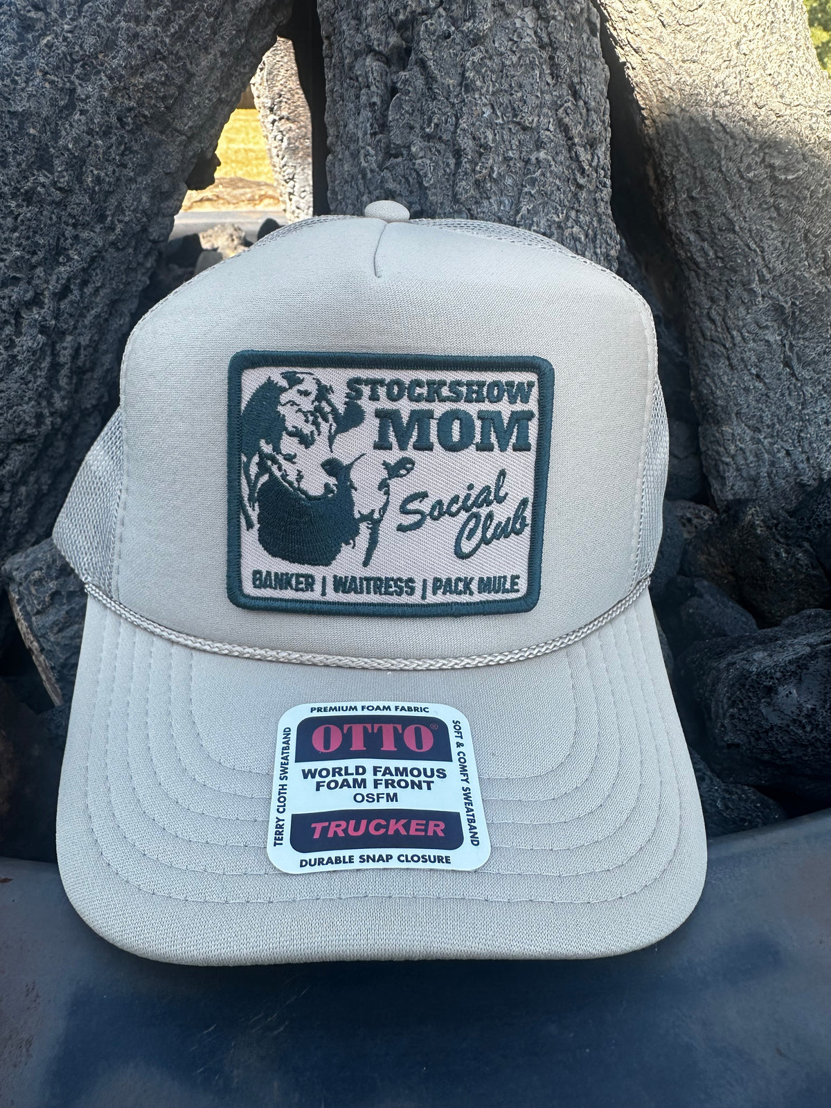 Stockshow Mom Social Club Trucker Cap